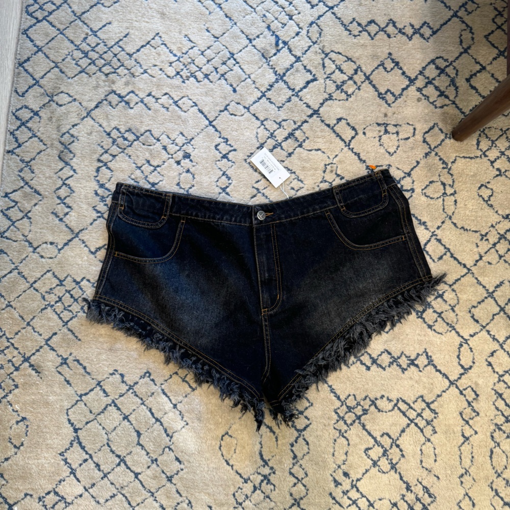 Telfar Denim Microshorts *VERY RARE